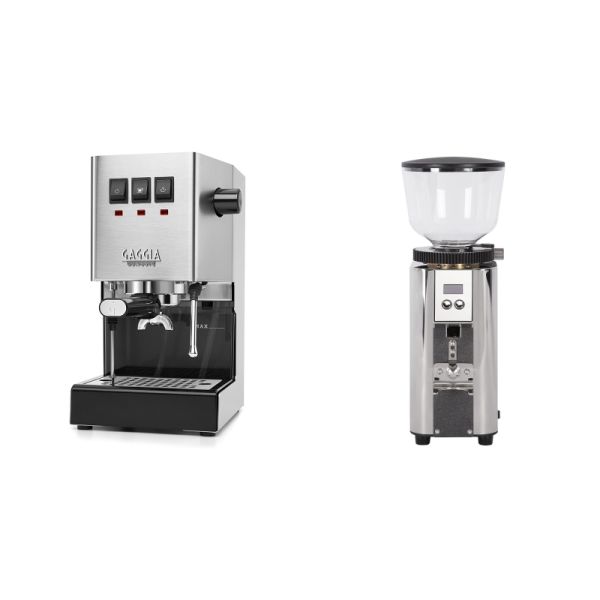 Gaggia New Classic E24, stainless steel + ECM C-Automatik 54