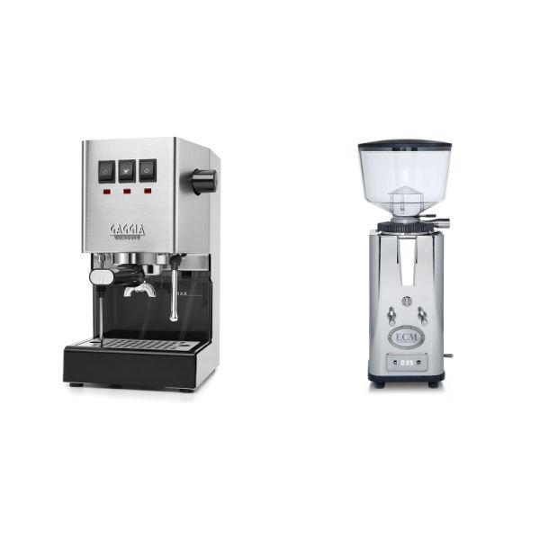 Gaggia New Classic E24, stainless steel + ECM S-Automatik 64