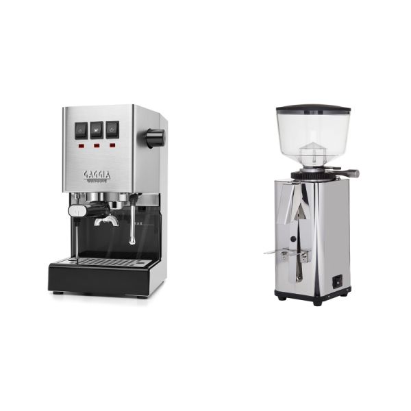 Gaggia New Classic E24, stainless steel + ECM S-Manuale 64