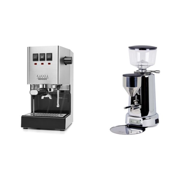 Gaggia New Classic E24, stainless steel + ECM V-Titan 64