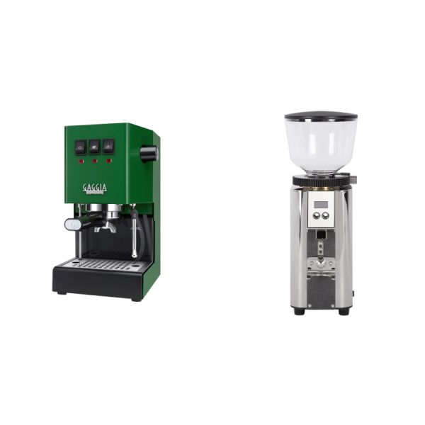 Gaggia New Classic E24, green + ECM C-Automatik 54