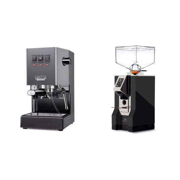 Gaggia New Classic E24, grey + Eureka Mignon Perfetto, CR black