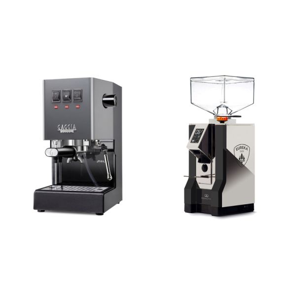 Gaggia New Classic E24, grey + Eureka Mignon Perfetto, NX black