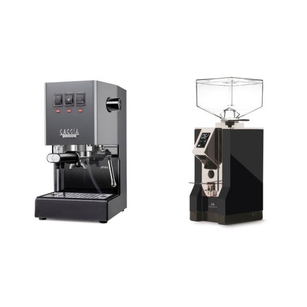 Gaggia New Classic E24, grey + Eureka Mignon Specialita, CR black