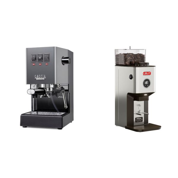 Gaggia New Classic E24, grey + Lelit William PL72