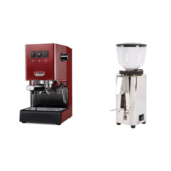 Gaggia New Classic E24, red + ECM C-Manuale 54