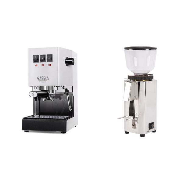 Gaggia New Classic E24, white + ECM C-Manuale 54