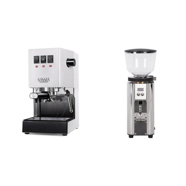 Gaggia New Classic E24, white + ECM C-Automatik 54