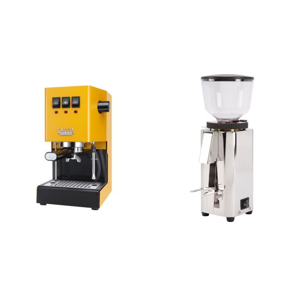 Gaggia New Classic E24, yellow + ECM C-Manuale 54