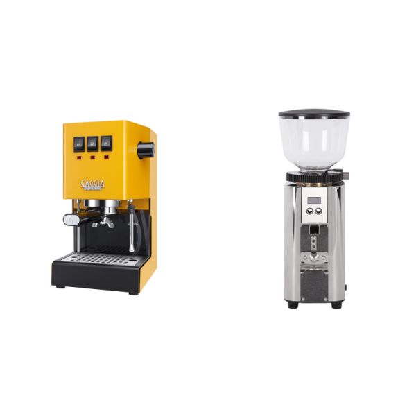 Gaggia New Classic E24, yellow + ECM C-Automatik 54