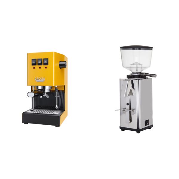 Gaggia New Classic E24, yellow + ECM S-Manuale 64