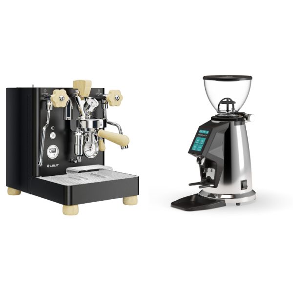 Lelit Bianca PL162T V3, black + Rocket Espresso SPLUGA, chrome