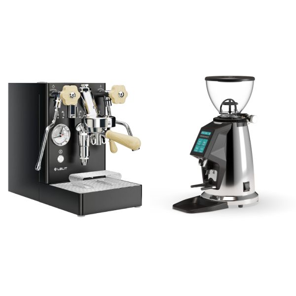 Lelit Mara PL62X V2, black + Rocket Espresso SPLUGA, chrome