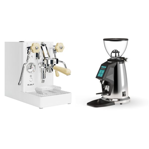 Lelit Mara PL62X V2, white + Rocket Espresso SPLUGA, chrome