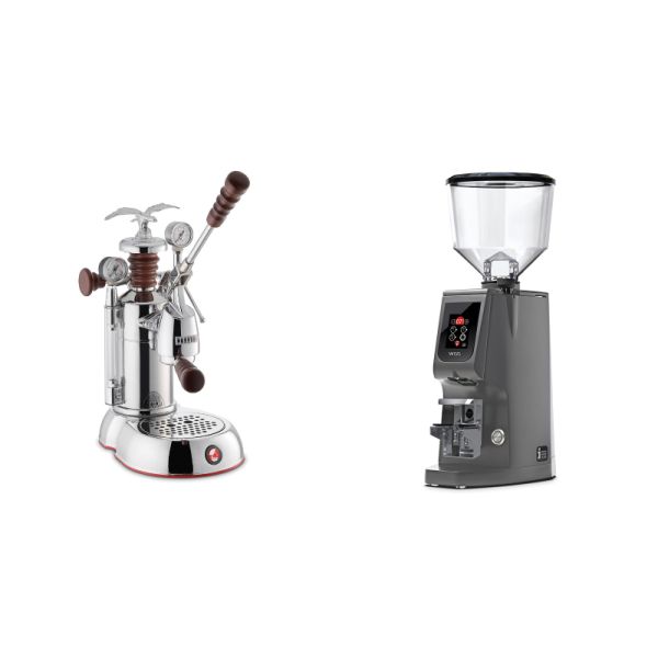 La Pavoni Esperto Abile + Eureka Atom W 65, grey