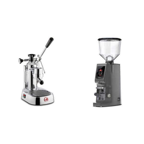 La Pavoni Europiccola Lusso + Eureka Atom W 65, grey