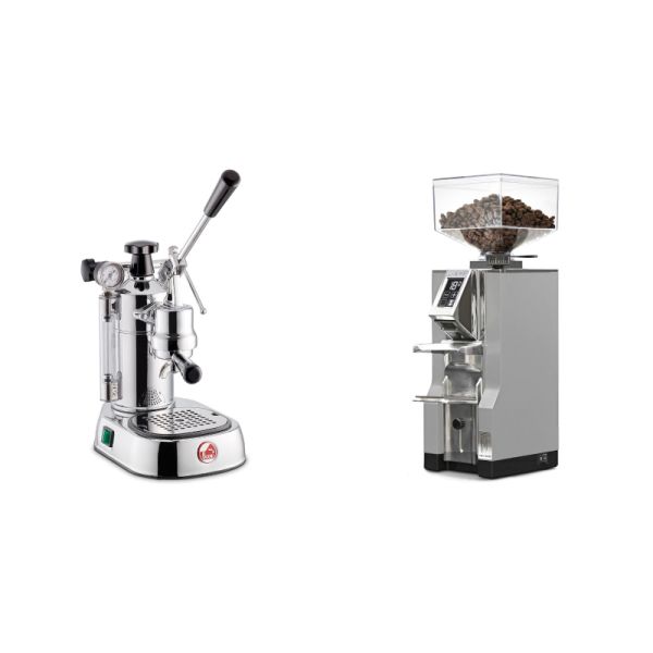 La Pavoni Professional Lusso + Eureka Mignon Libra, CR grey