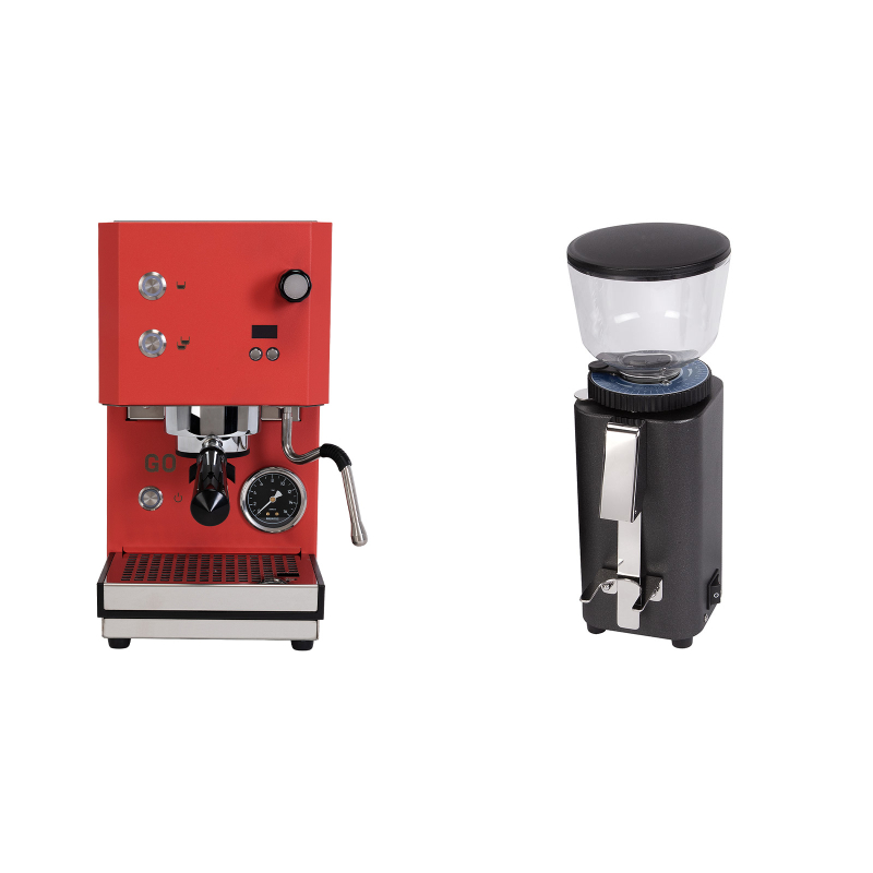 Profitec GO 2.0, red + ECM C-Manuale 54, anthracite Profitec GO 2.0, red + ECM C-Manuale 54, anthracite