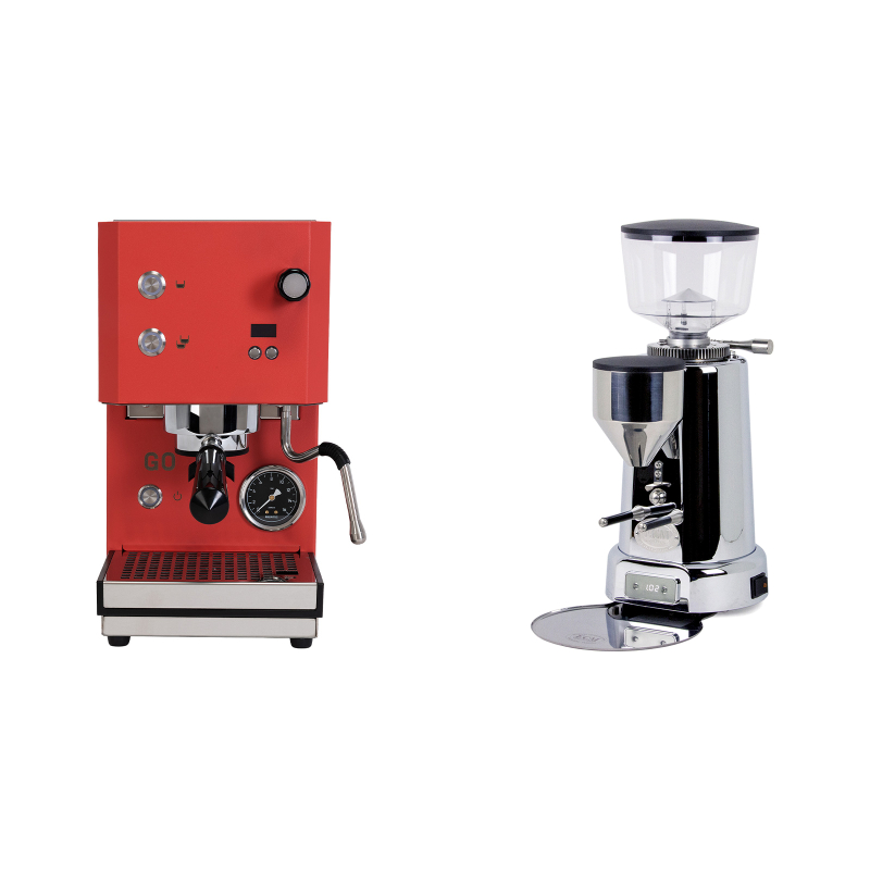 Profitec GO 2.0, red + ECM V-Titan 64 Profitec GO 2.0, red + ECM V-Titan 64