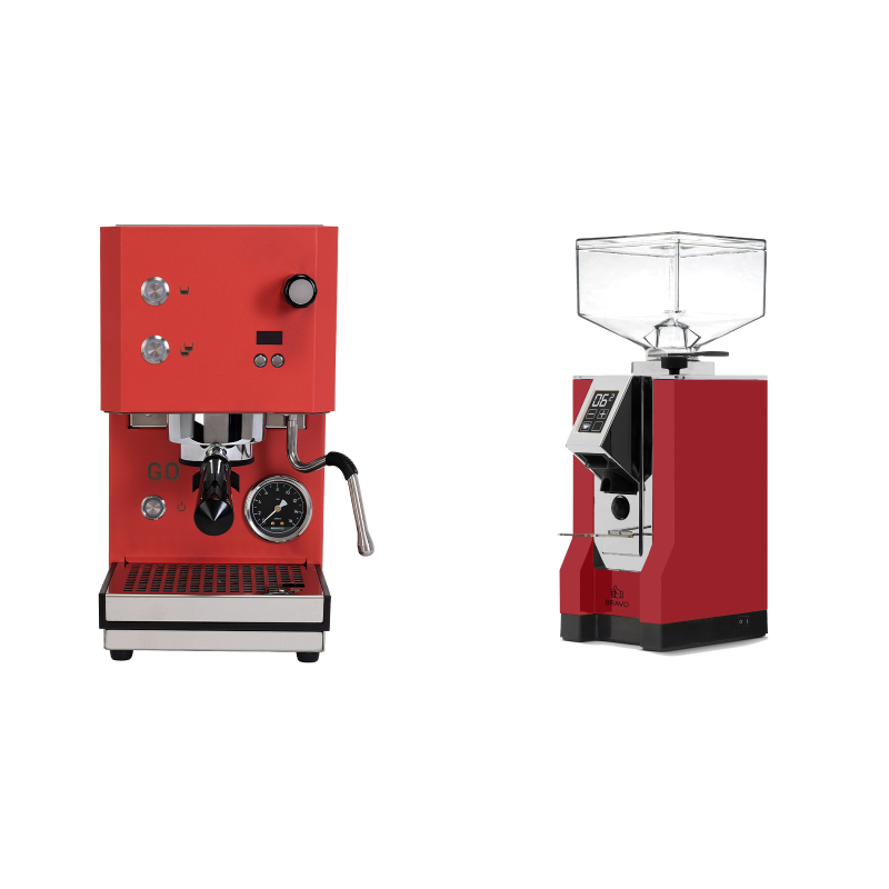 Profitec GO 2.0, red + Eureka Mignon Bravo, CR ferrari red Profitec GO 2.0, red + Eureka Mignon Bravo, CR ferrari red