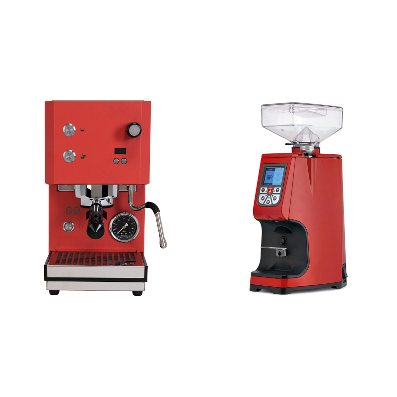 Profitec GO 2.0, red + Eureka Atom 60, ferrari red Profitec GO 2.0, red + Eureka Atom 60, ferrari red