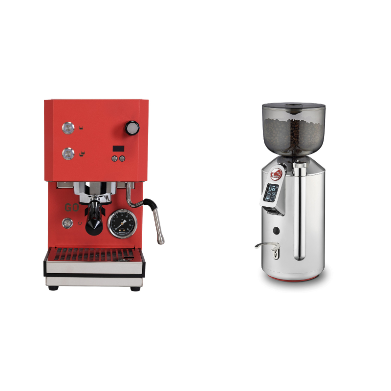 Profitec GO 2.0, red + La Pavoni Cilindro Profitec GO 2.0, red + La Pavoni Cilindro