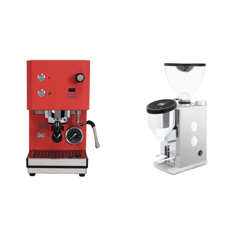 Profitec GO 2.0, red + Rocket Espresso FAUSTINO 3.1, white Profitec GO 2.0, red + Rocket Espresso FAUSTINO 3.1, white