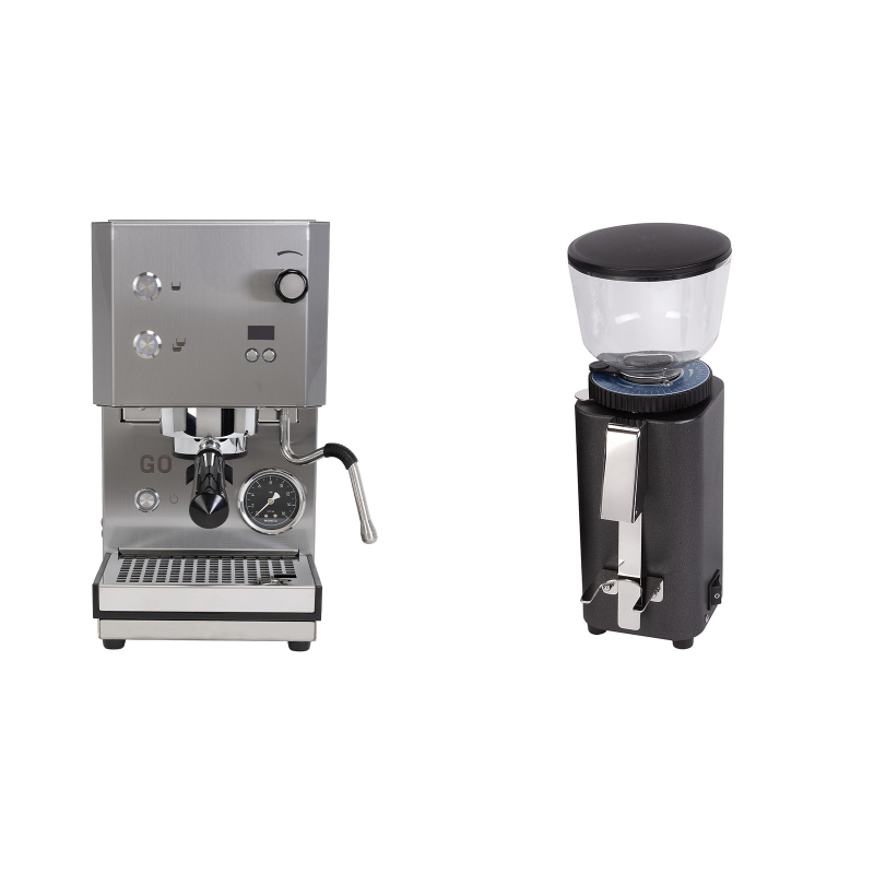 Profitec GO 2.0, brushed stainless steel + ECM C-Manuale 54, anthracite Profitec GO 2.0, brushed stainless steel + ECM C-Manuale 54, anthracite