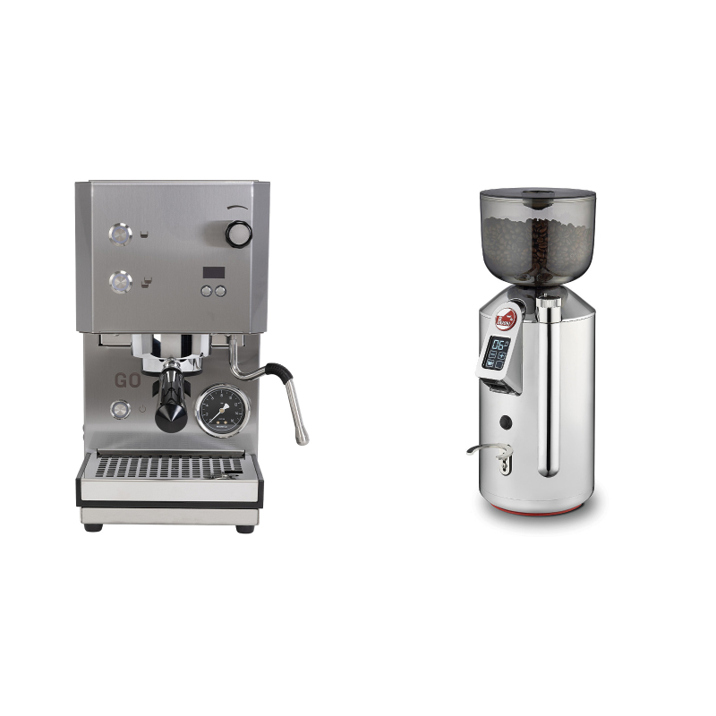 Profitec GO 2.0, brushed stainless steel + La Pavoni Cilindro Profitec GO 2.0, brushed stainless steel + La Pavoni Cilindro