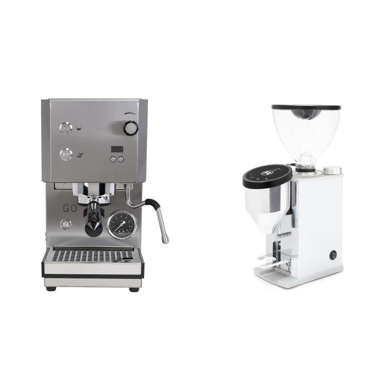 Profitec GO 2.0, brushed stainless steel + Rocket Espresso FAUSTINO 3.1, chrome Profitec GO 2.0, brushed stainless steel + Rocket Espresso FAUSTINO 3.1, chrome