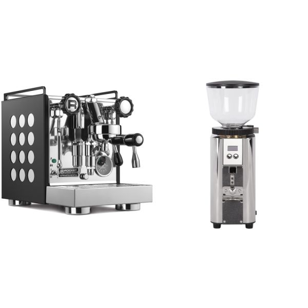 Rocket Espresso Appartamento, black/white + ECM C-Automatik 54
