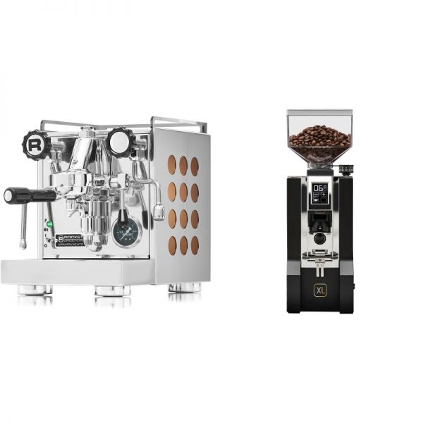 Rocket Espresso Appartamento, copper + Eureka Mignon XL, CR black