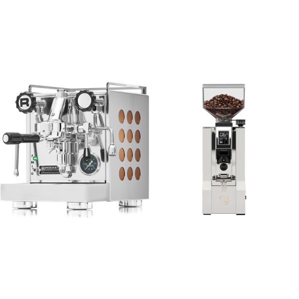 Rocket Espresso Appartamento, copper + Eureka Mignon XL, CR white