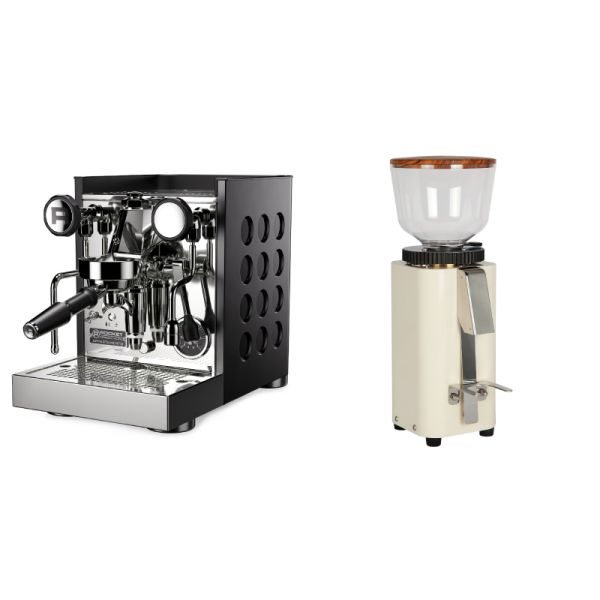 Rocket Espresso Appartamento TCA, black/black + ECM C-Manuale 54, cream, olive