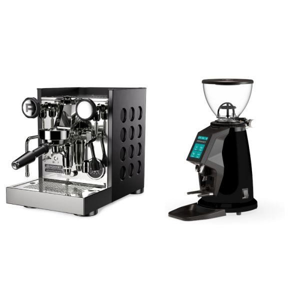 Rocket Espresso Appartamento TCA, black/black + Rocket Espresso SPLUGA, black