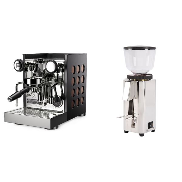 Rocket Espresso Appartamento TCA, black/copper + ECM C-Manuale 54