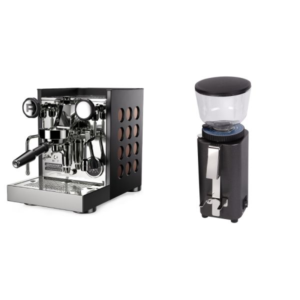 Rocket Espresso Appartamento TCA, black/copper + ECM C-Manuale 54, anthracite