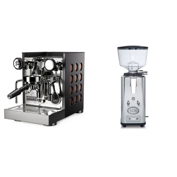 Rocket Espresso Appartamento TCA, black/copper + ECM S-Automatik 64