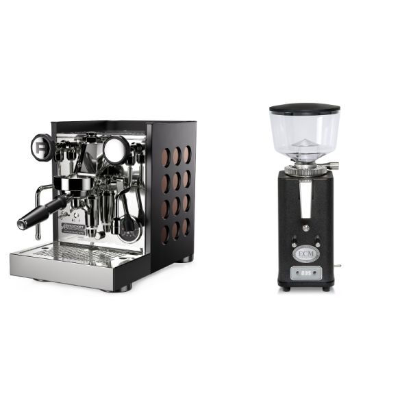Rocket Espresso Appartamento TCA, black/copper + ECM S-Automatik 64, anthracite