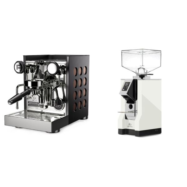 Rocket Espresso Appartamento TCA, black/copper + Eureka Mignon Bravo, CR white