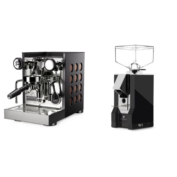 Rocket Espresso Appartamento TCA, black/copper + Eureka Mignon Classico, CR black