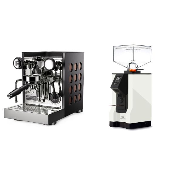 Rocket Espresso Appartamento TCA, black/copper + Eureka Mignon Perfetto, BL white