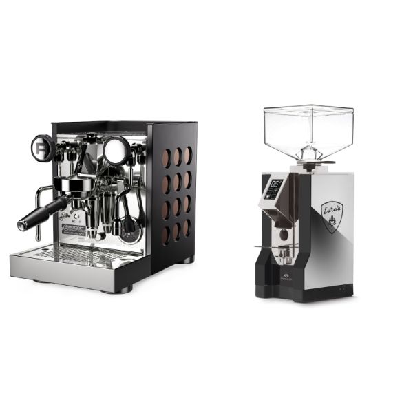 Rocket Espresso Appartamento TCA, black/copper + Eureka Mignon Specialita, NX black