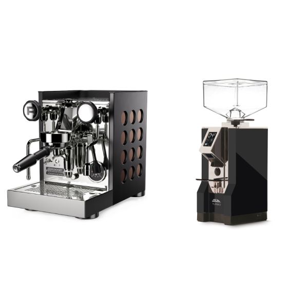 Rocket Espresso Appartamento TCA, black/copper + Eureka Mignon Turbo, CR black