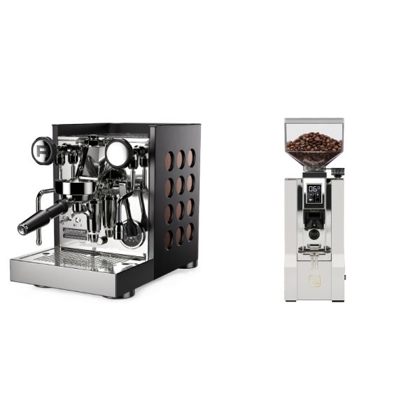 Rocket Espresso Appartamento TCA, black/copper + Eureka Mignon XL, CR white
