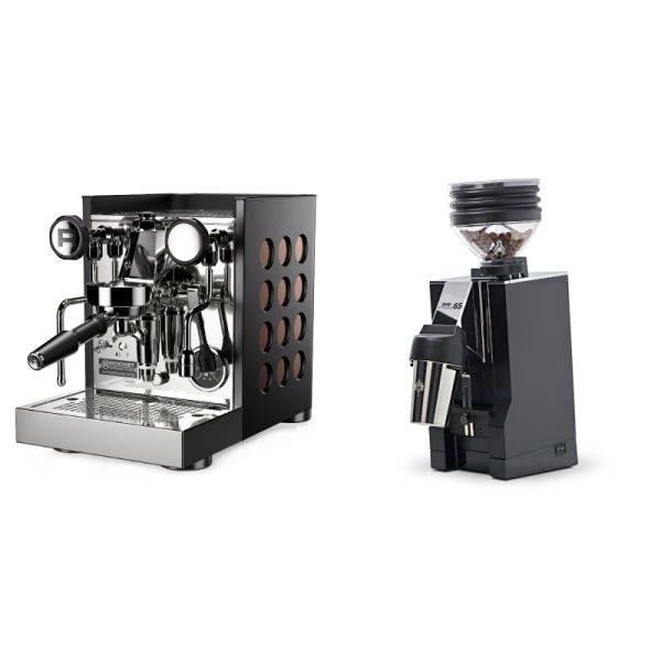 Rocket Espresso Appartamento TCA, black/copper + Eureka Mignon Zero 65 All Purpose, CR black