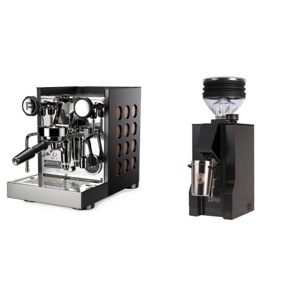Rocket Espresso Appartamento TCA, black/copper + Eureka Mignon Zero, BL black