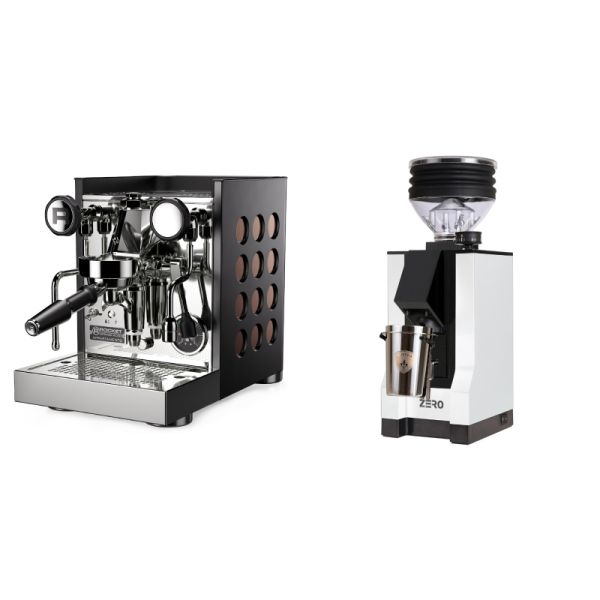 Rocket Espresso Appartamento TCA, black/copper + Eureka Mignon Zero, BL white