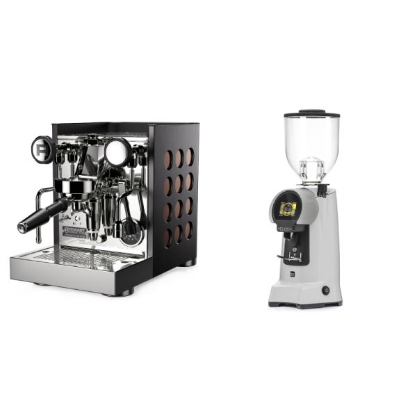 Rocket Espresso Appartamento TCA, black/copper + Eureka Helios 75, grey