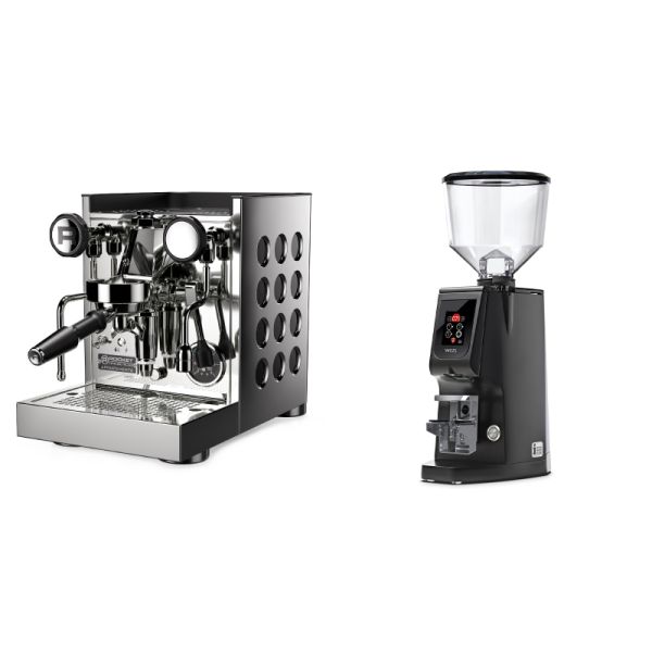 Rocket Espresso Appartamento TCA, black + Eureka Atom W 65, black